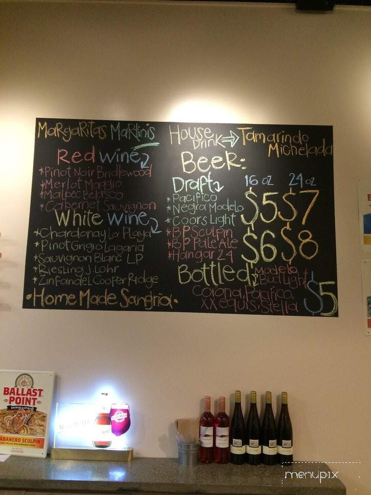 Miramar Fish Tacos and Beer - Oceanside, CA menu_pic