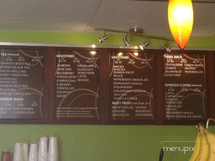 JB Juice & Coffee - Oceanside, CA menu_pic