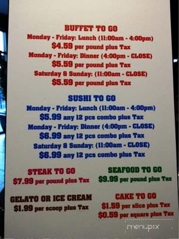 Fuze - Oklahoma City, OK menu_pic