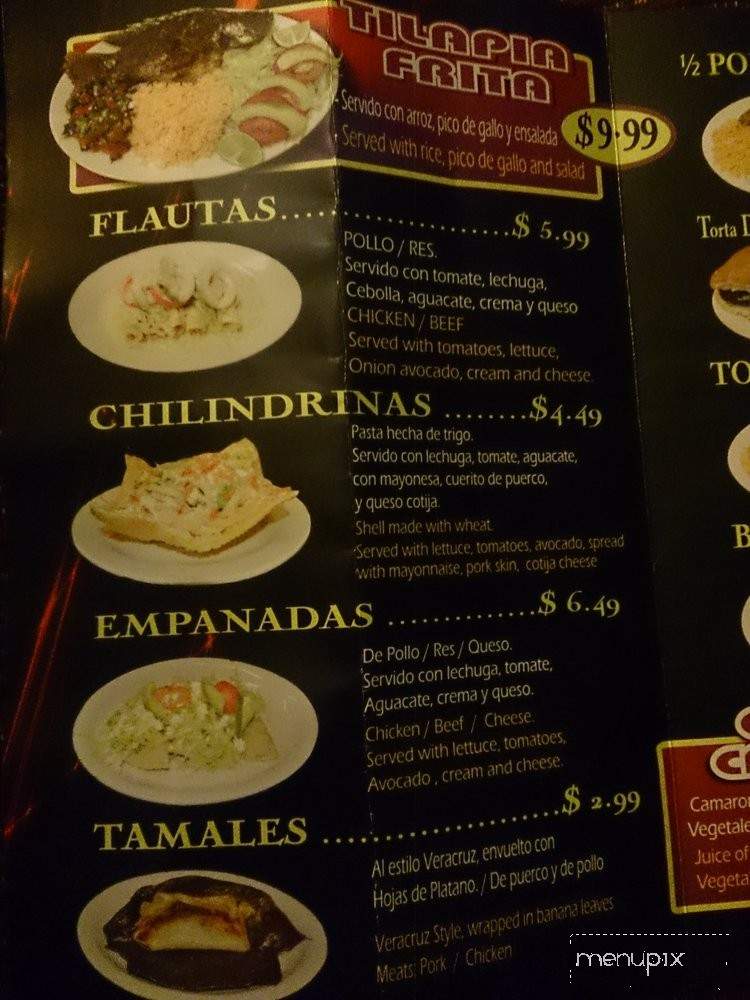 El Panzote - Olathe, KS menu_pic