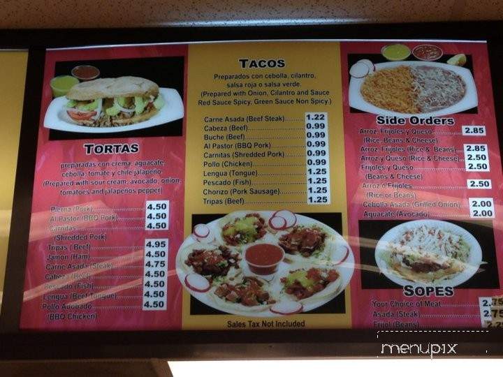 /380337640/Tacos-Y-Panaderia-Jalisco-Menu-Ontario-CA - Ontario, CA