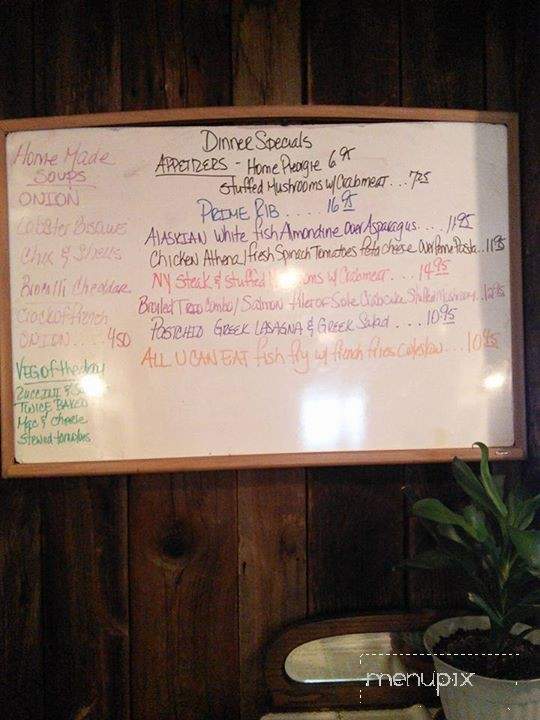 Heritage House Family Restaurant - Orangeville, PA menu_pic