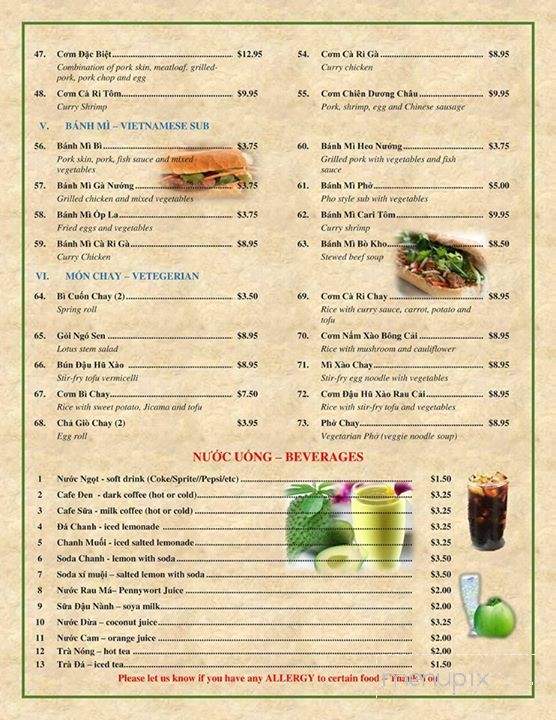 Pho & Roll - Orlando, FL menu_pic