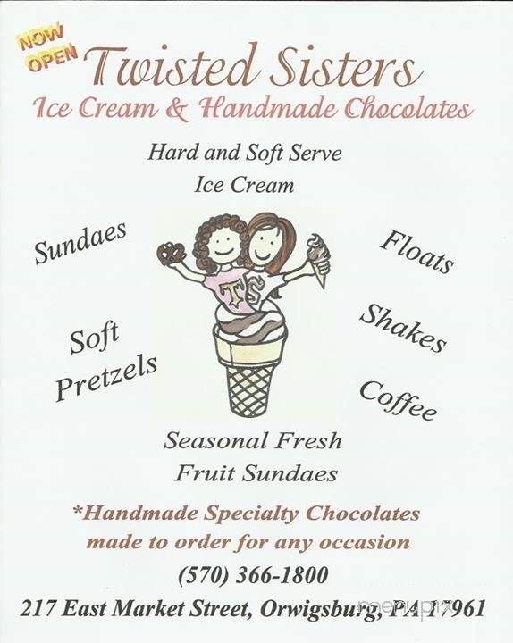 /380332835/Twisted-Sisters-Ice-Cream-and-Handmade-Chocolates-Orwigsburg-PA - Orwigsburg, PA