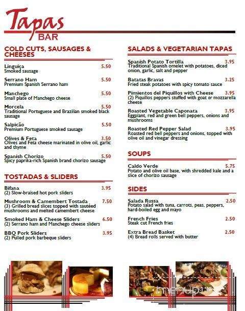 Tapas Bar - Oxford, MS menu_pic