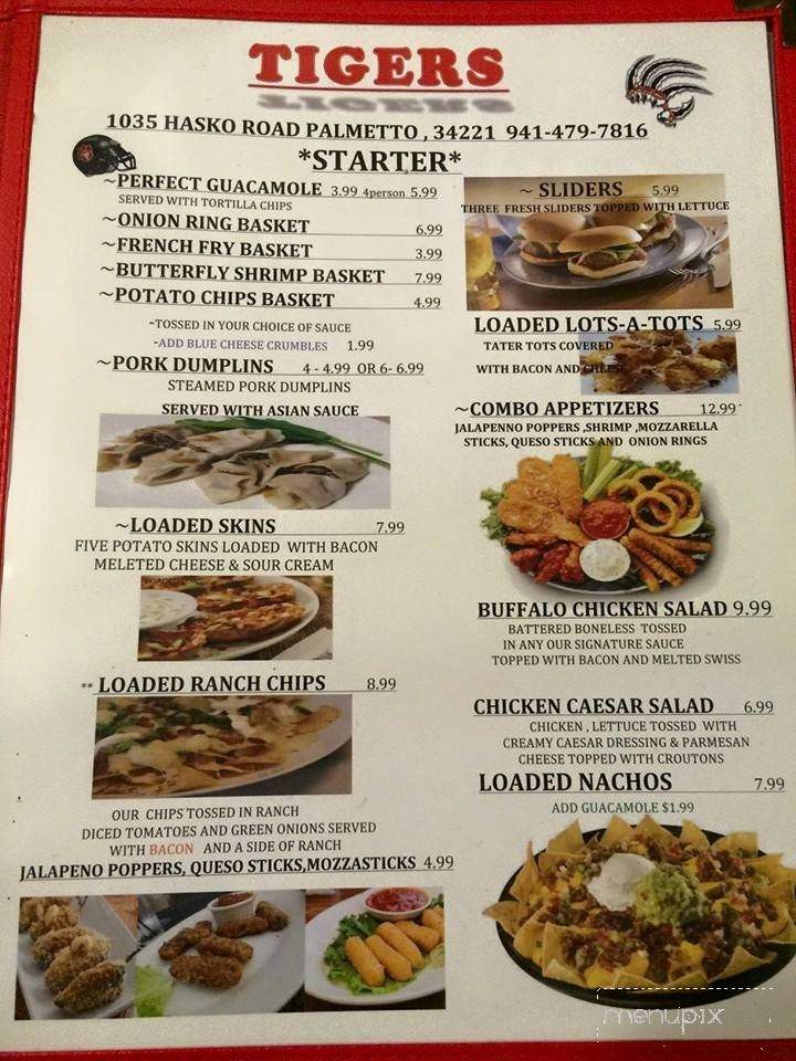 Chatterbox Bar and Grill - Palmetto, FL menu_pic
