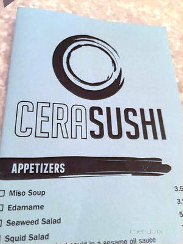 Sushi Cera - Pawleys Island, SC menu_pic