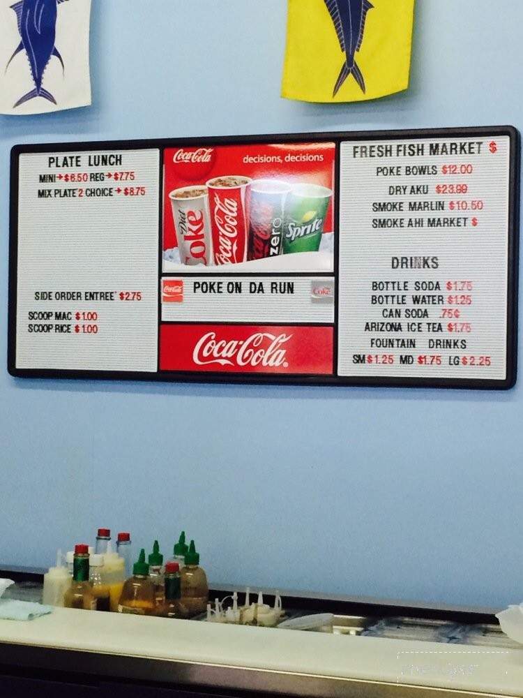 Poke on Da Run - Pearl City, HI menu_pic