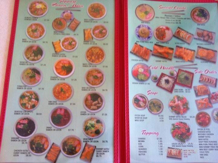 Daiichi Ramen & Curry - Pearl City, HI menu_pic
