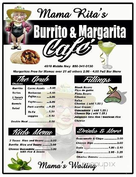 Mama Rita's Taco and Margarita Cafe - Pensacola, FL menu_pic