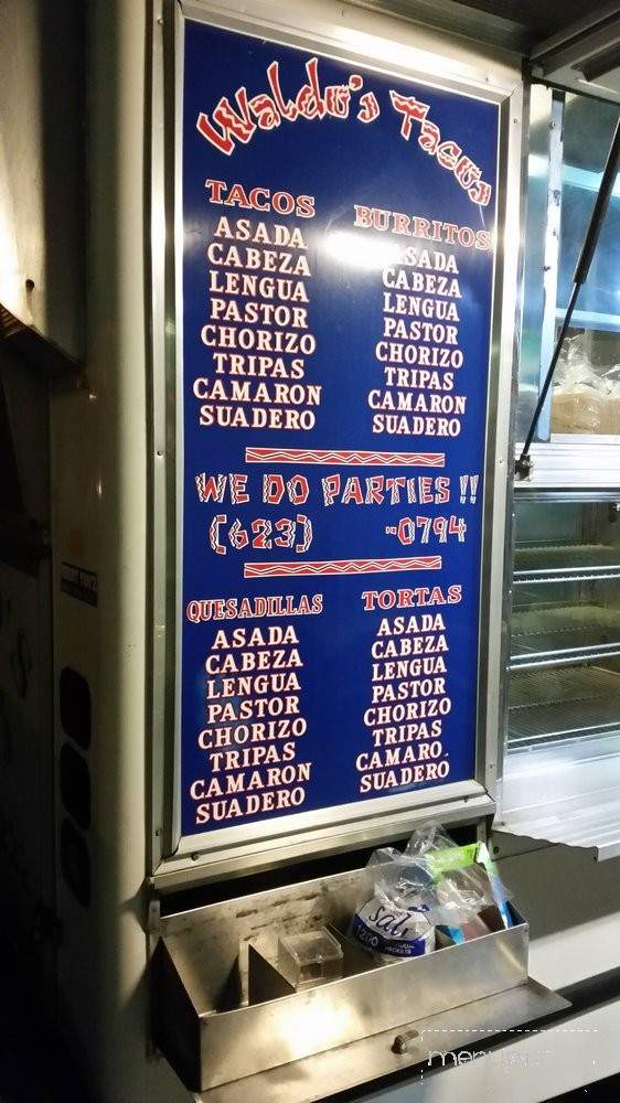 Waldos Tacos - Peoria, AZ menu_pic