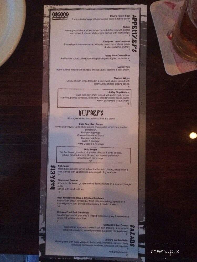 Lucky's Modern Dive - Peoria Heights, IL menu_pic