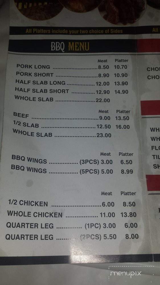 Bbq Town - Philadelphia, PA menu_pic