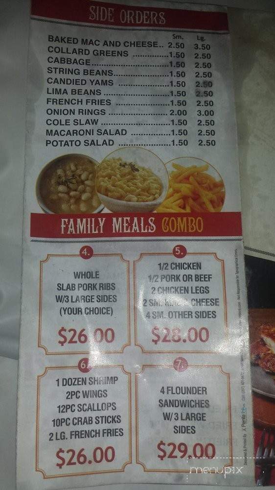 Bbq Town - Philadelphia, PA menu_pic