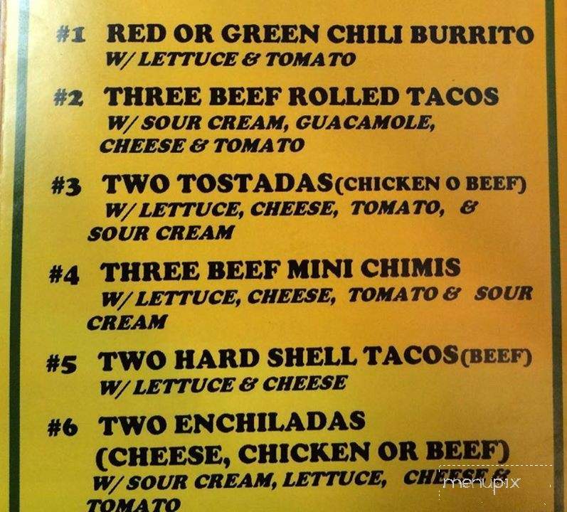 /380337838/Casa-de-Don-Pancho-Menu-Phoenix-AZ - Phoenix, AZ