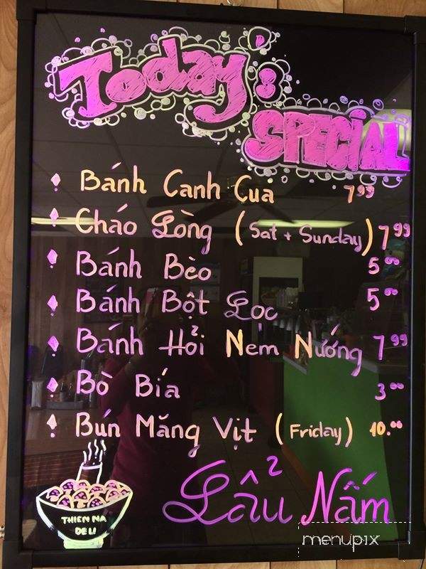 Thien Na Deli - Pinellas Park, FL menu_pic