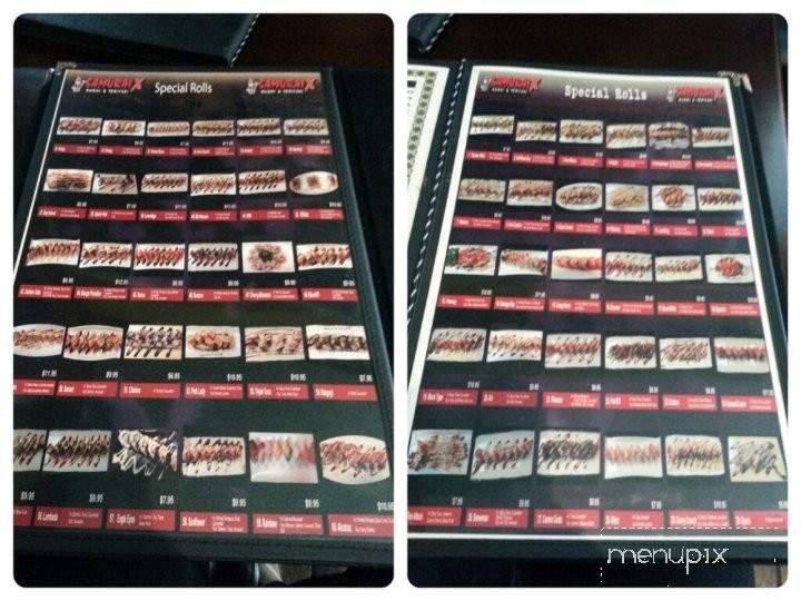 Samurai X Express - Pittsburg, CA menu_pic