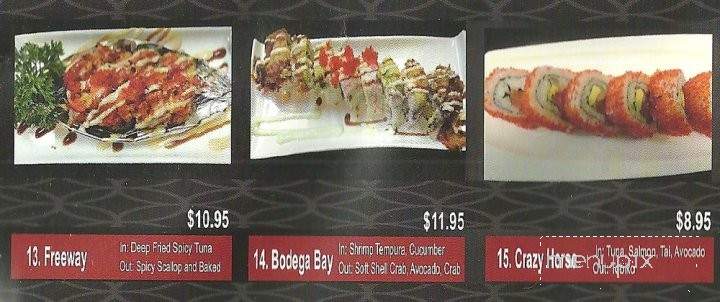 Samurai X Express - Pittsburg, CA menu_pic