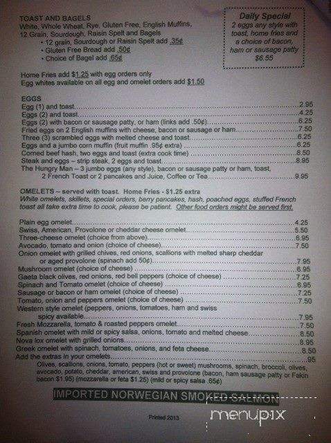 Flo's Diner - Pittsfield, MA menu_pic
