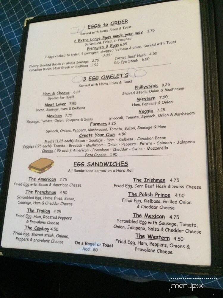 Uncle Bob's Ham & Eggers - Plainville, CT menu_pic
