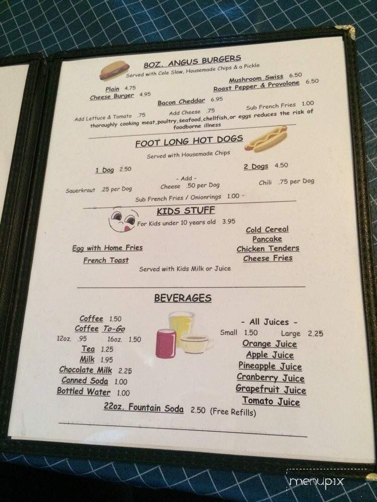 Uncle Bob's Ham & Eggers - Plainville, CT menu_pic