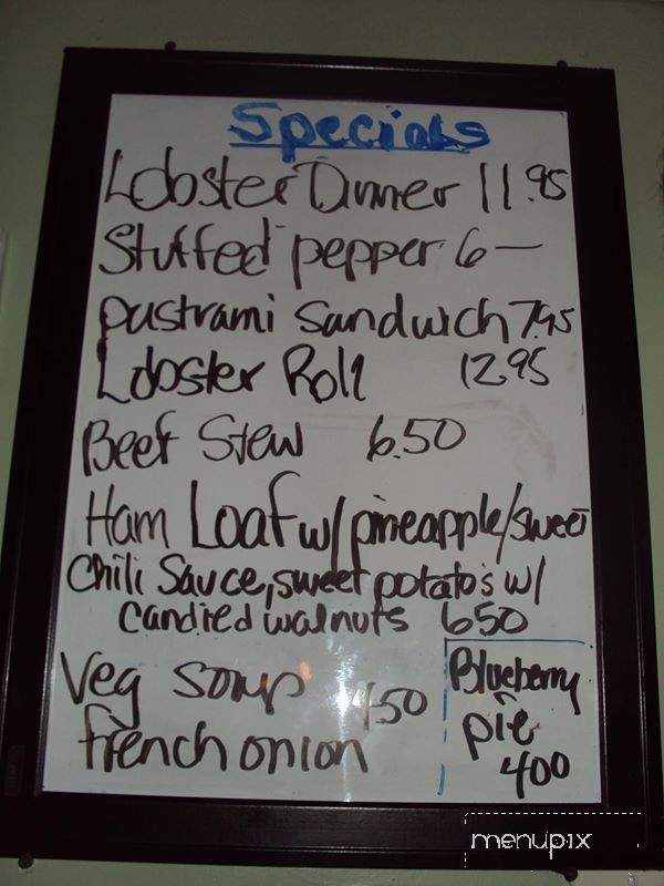Shanty Rose - Plymouth, MA menu_pic
