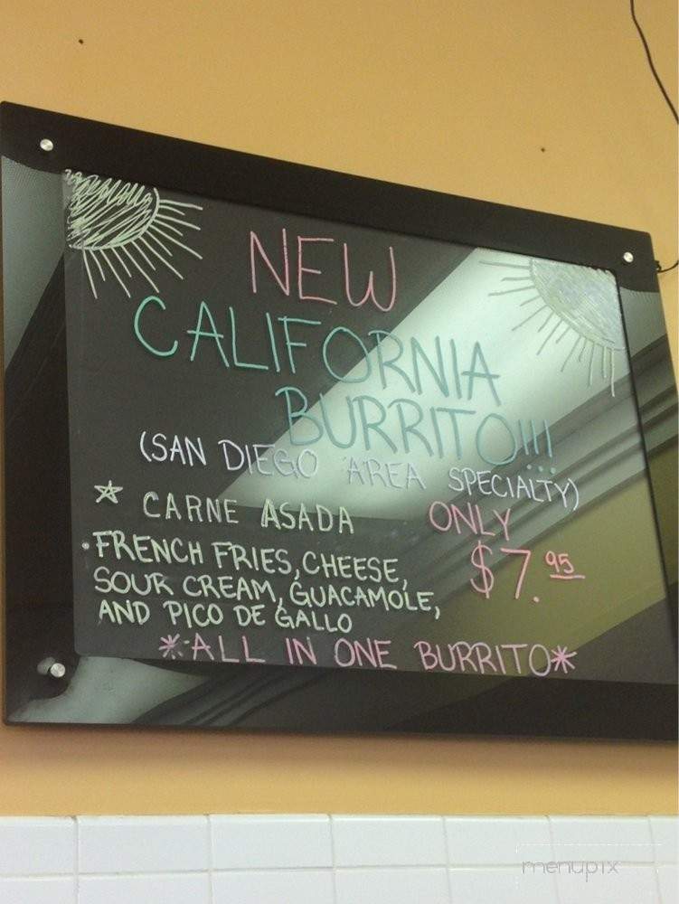 El Burrito de Mexico - Port Hueneme, CA menu_pic