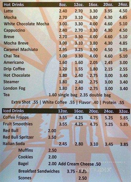 Light House Expresso - Port Orchard, WA menu_pic