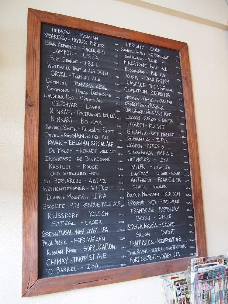 Beer - Portland, OR menu_pic