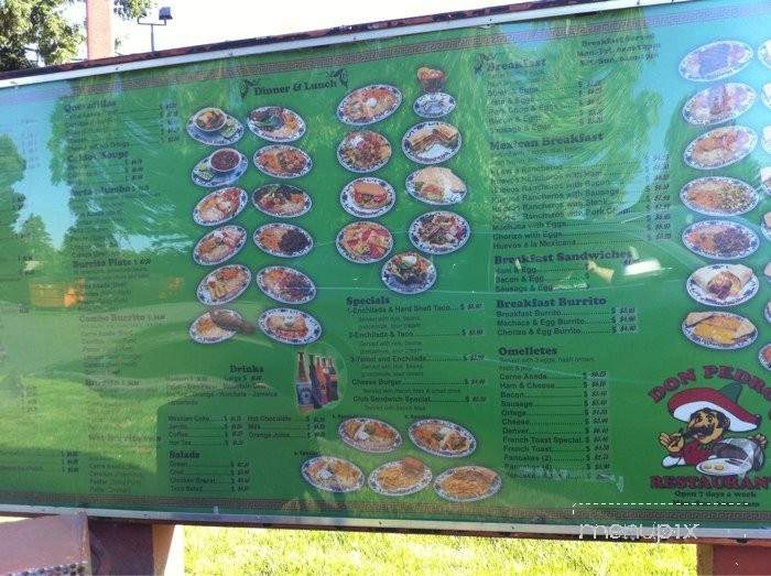 Don Pedro - Portland, OR menu_pic