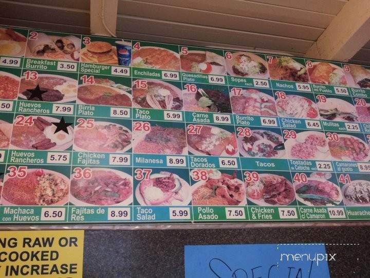 Mi Pueblo Taqueria - Portland, OR menu_pic