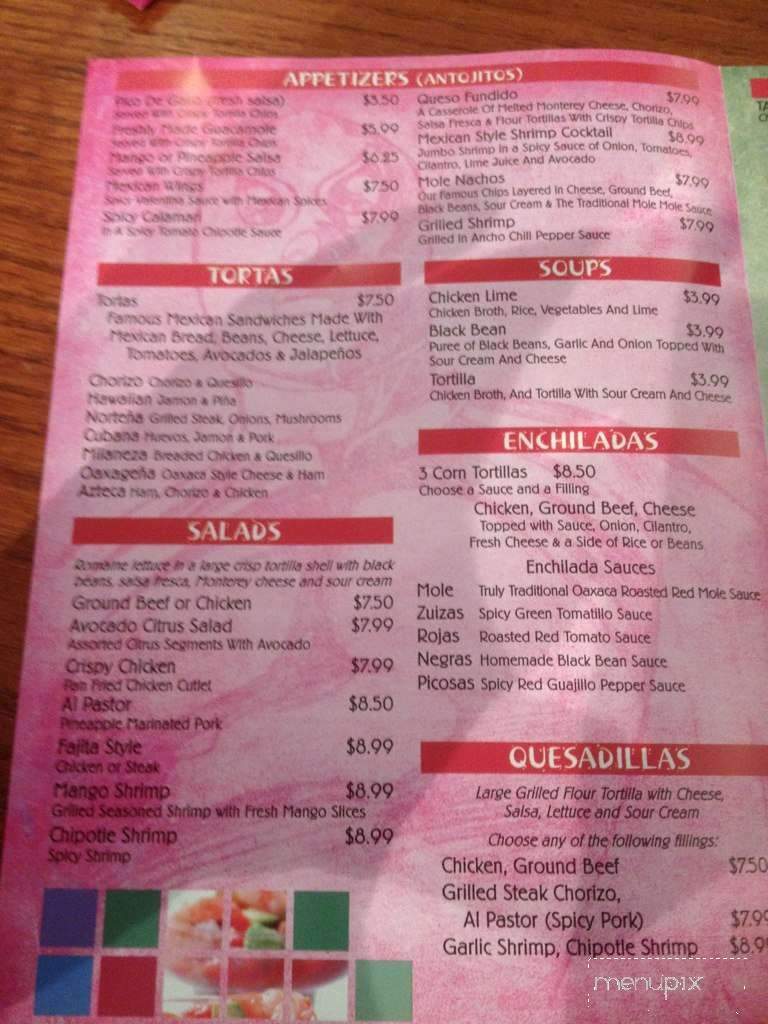 Mole Mole - Poughkeepsie, NY menu_pic