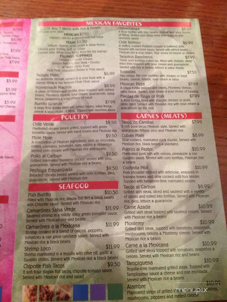 Mole Mole - Poughkeepsie, NY menu_pic