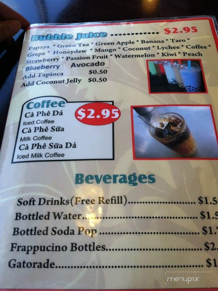 It's Pho U - Puyallup, WA menu_pic