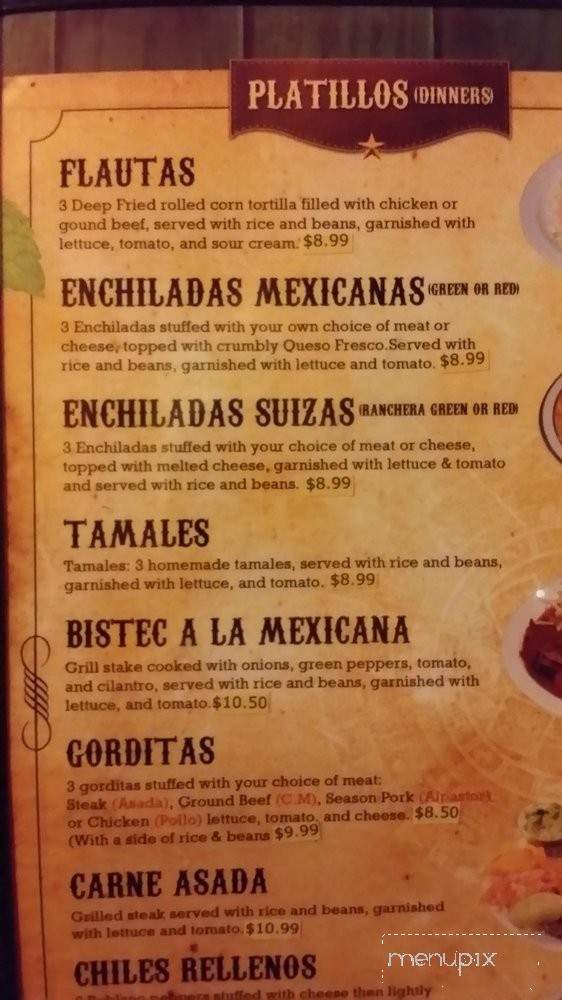 El Rodeo Mexican Grill - Racine, WI menu_pic
