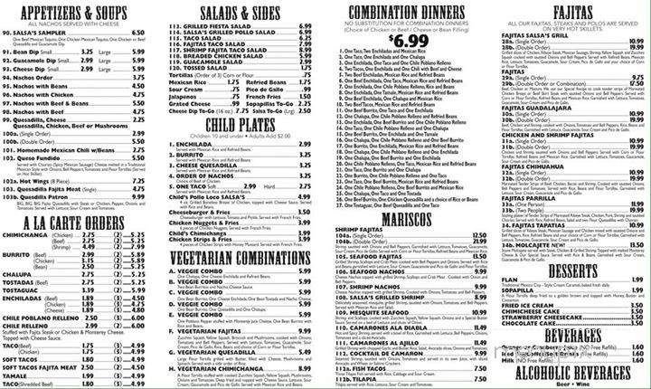 Picantes Grill - Raymond, MS menu_pic