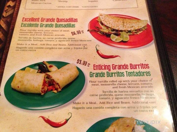 Taqueria El Carreton - Reading, PA menu_pic