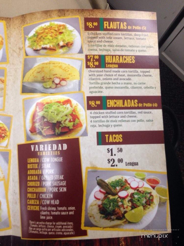 El Puente Mexican Store - Reading, PA menu_pic