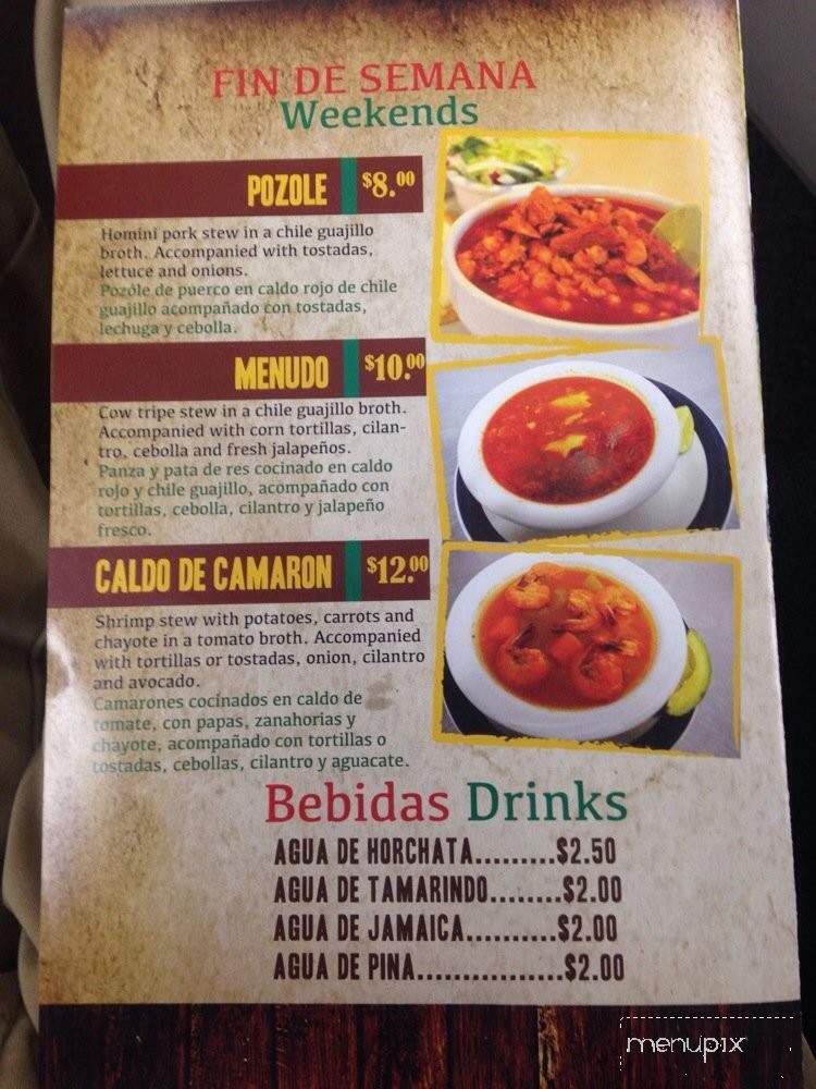El Puente Mexican Store - Reading, PA menu_pic