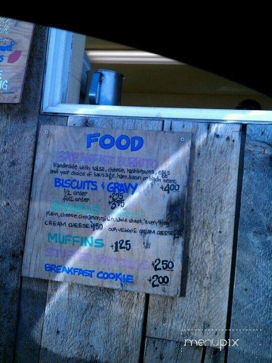 Rocket Coffee - Redmond, OR menu_pic