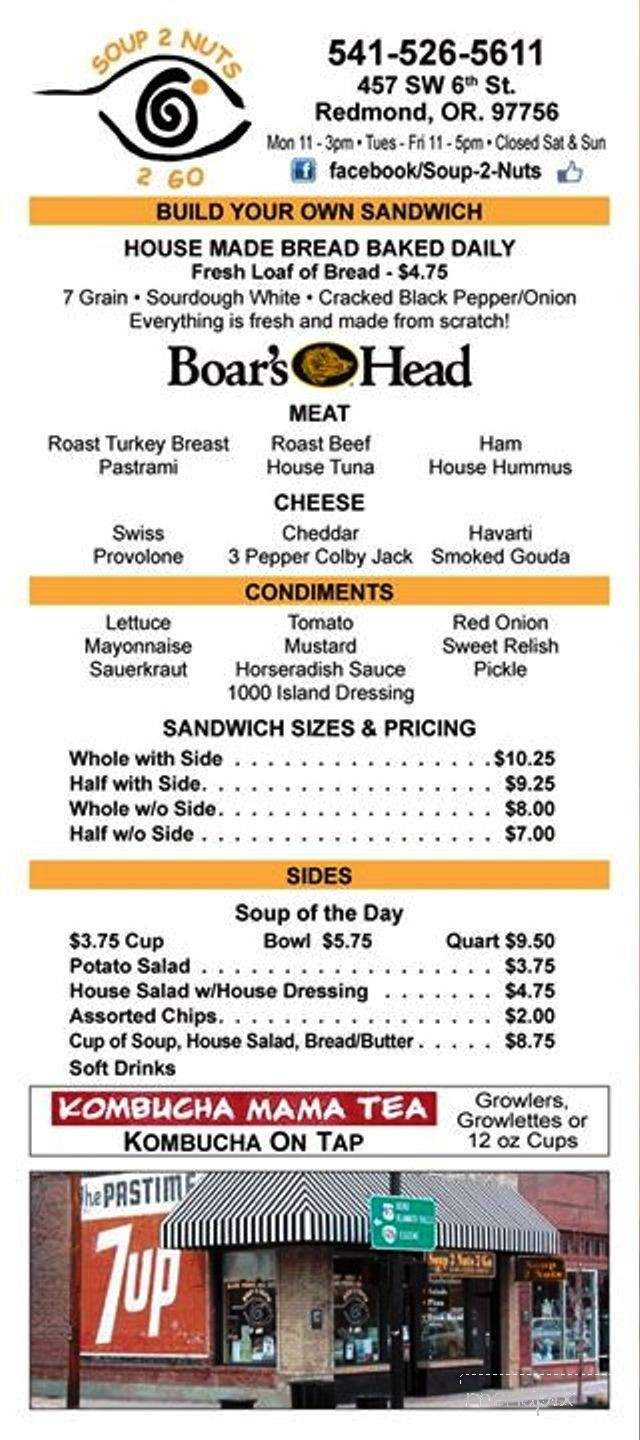 Soup To Nuts - Redmond, OR menu_pic
