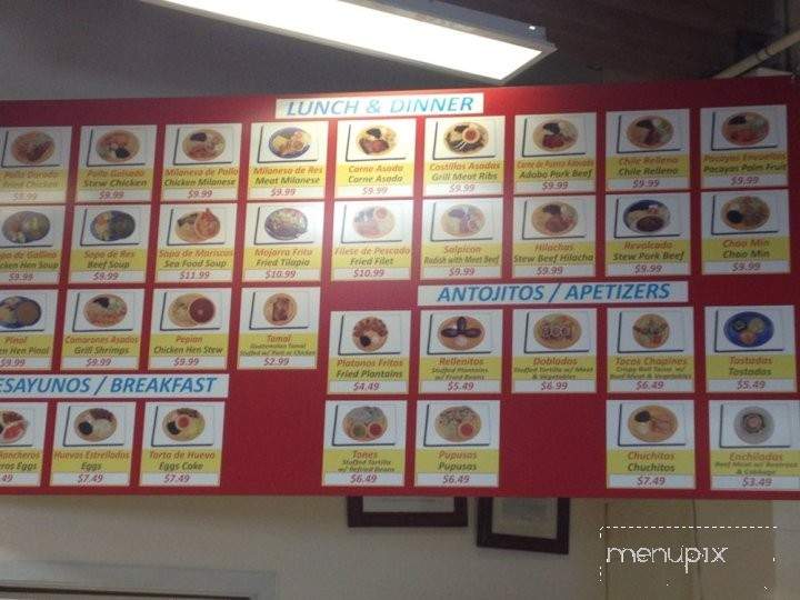 L a Chapina Restaurant - Redwood City, CA menu_pic