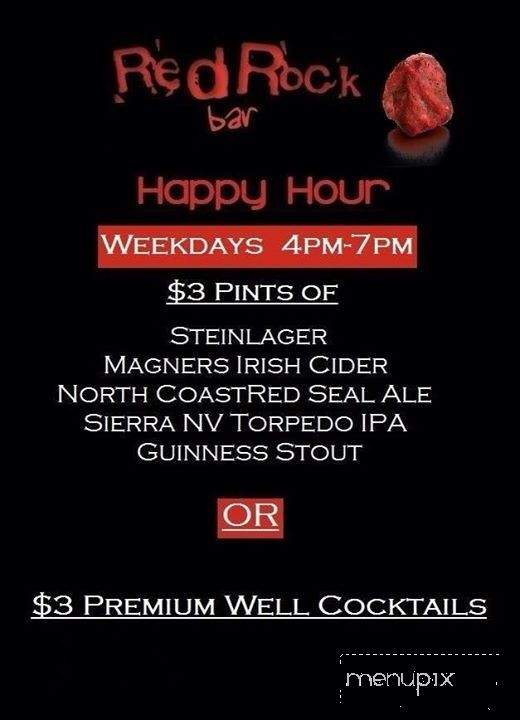 Redrock Studios - Reno, NV menu_pic