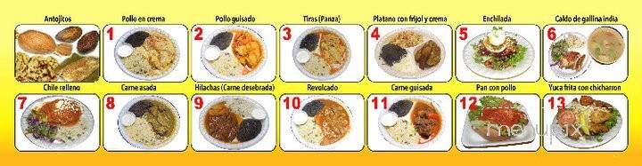 Panaderia Y Restaurante Escuintla - Reseda, CA menu_pic