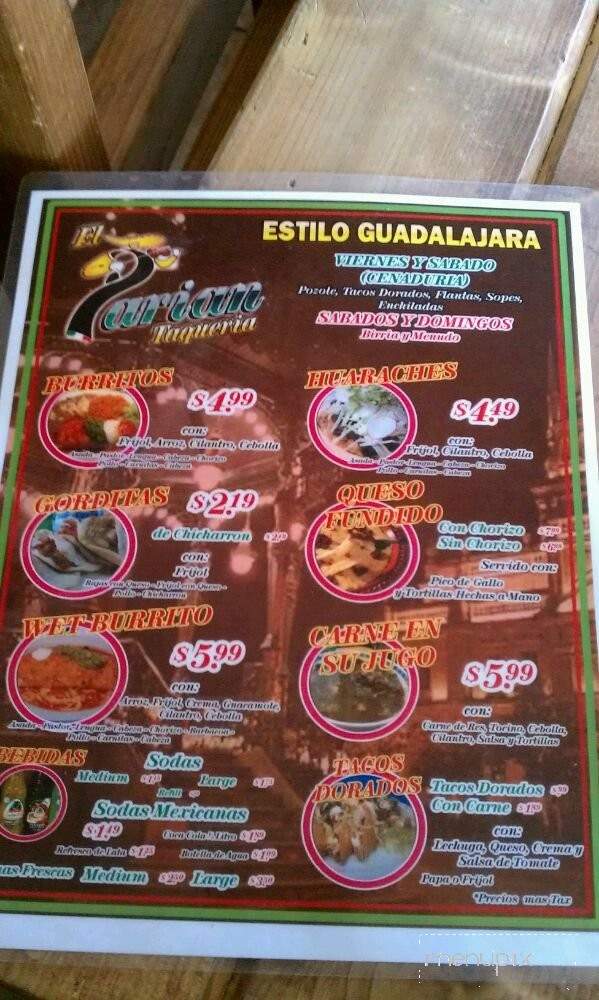 /380337542/Parian-Taqueria-Menu-Rialto-CA - Rialto, CA