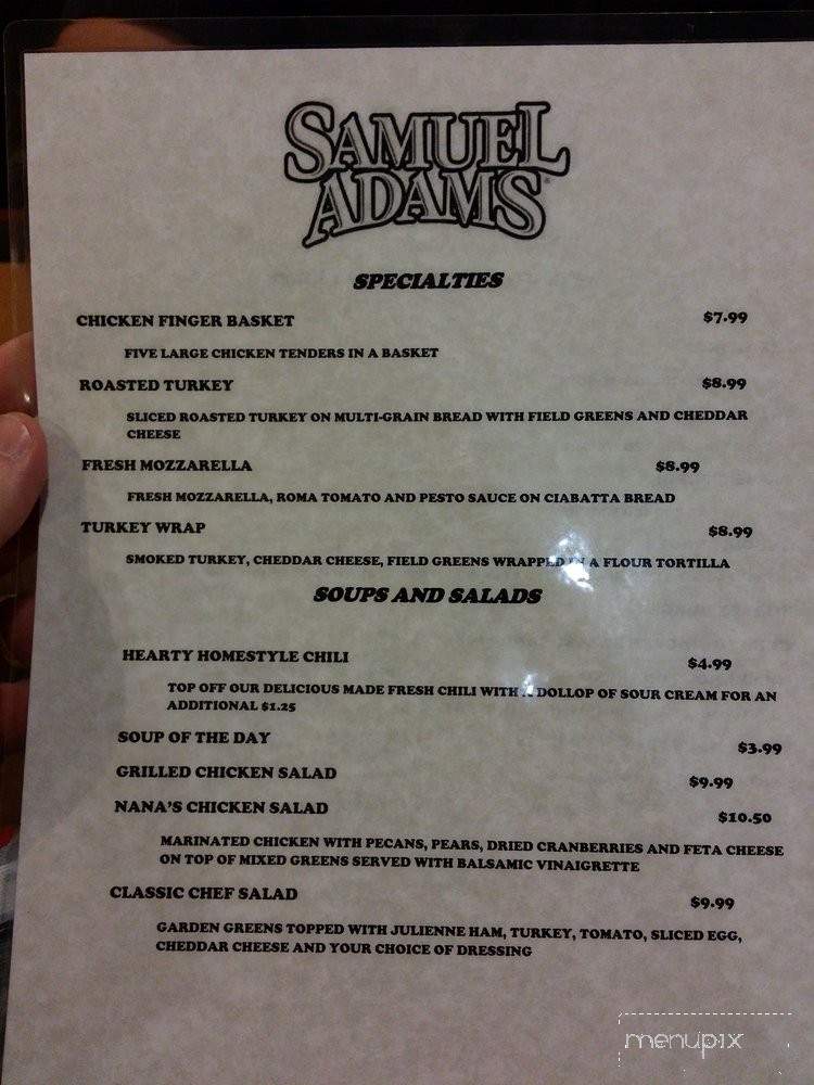 Sam Adams Celebrates Richmond - Richmond, VA menu_pic