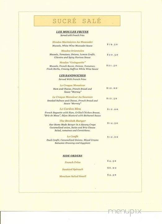 Sucre Sale - Ridgefield, CT menu_pic