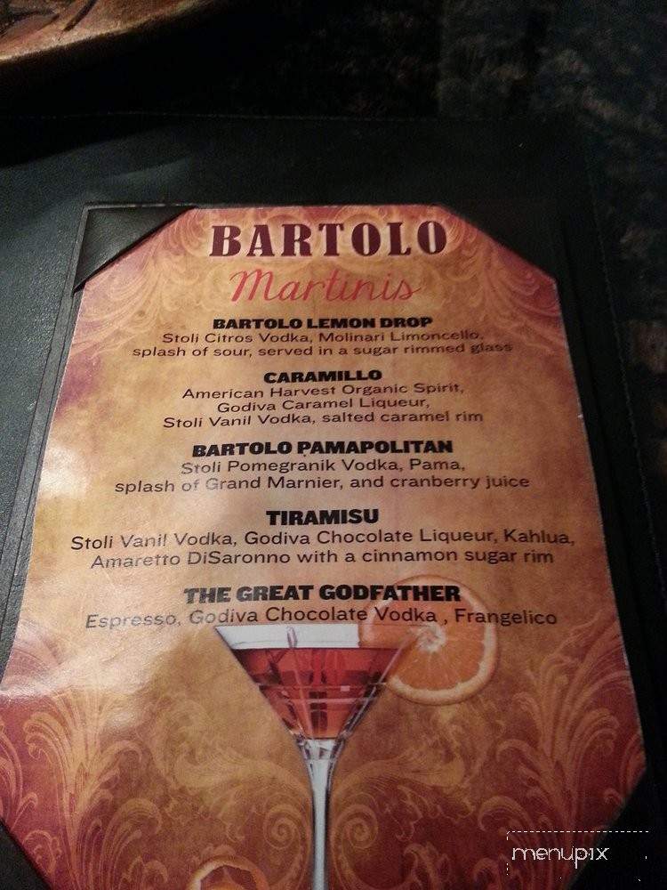 Bartolo - Ridgefield, CT menu_pic