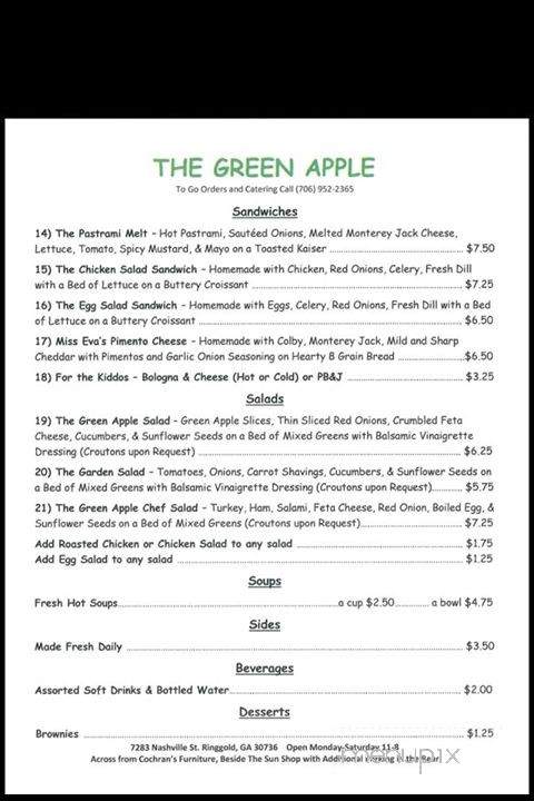/380321772/Green-Apple-Gourmet-Sandwiches-and-Soups-Ringgold-GA - Ringgold, GA