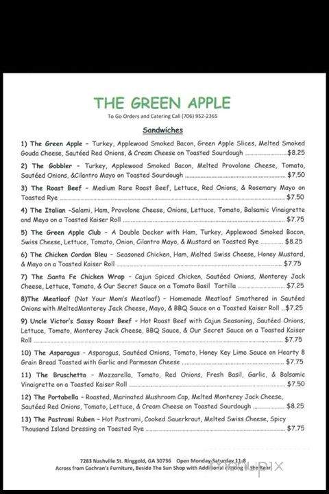 /380321772/Green-Apple-Gourmet-Sandwiches-and-Soups-Ringgold-GA - Ringgold, GA